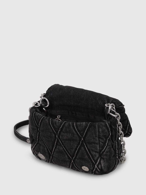 Denim bag with charm shop online: DIESEL