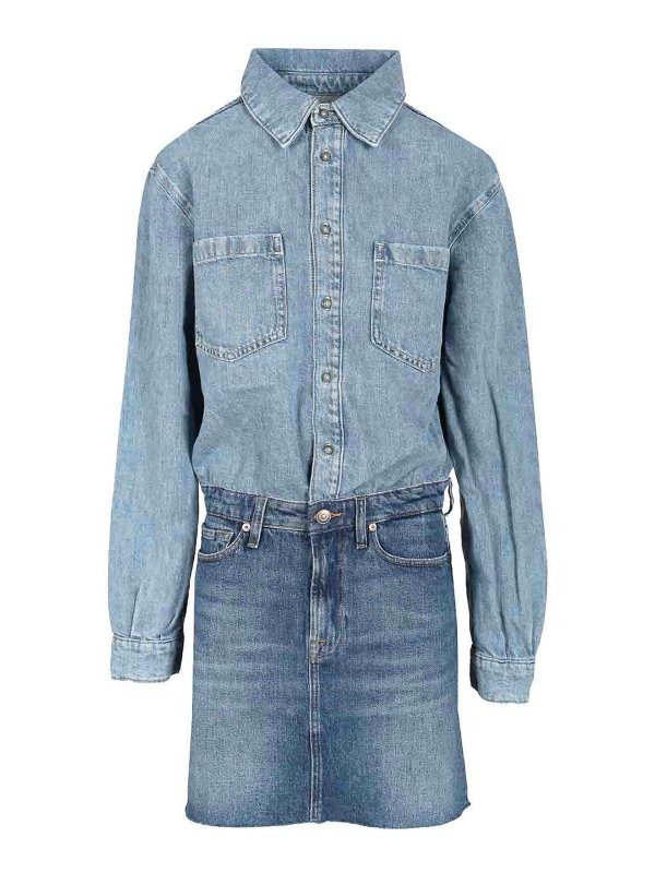 7 FOR ALL MANKIND: shirts - Ipanema Mini Dress