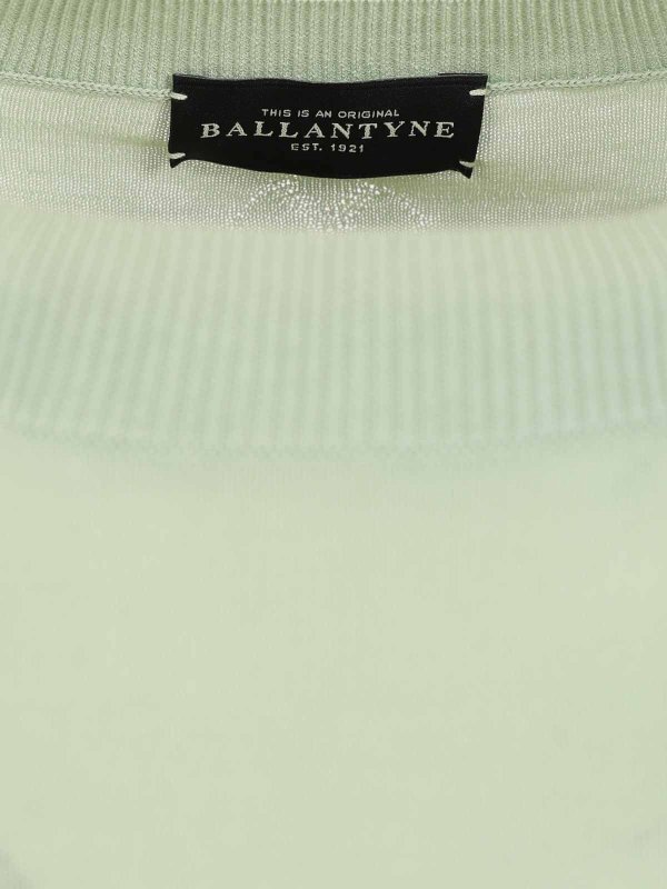 The Best Shops BALLANTYNE: Suéteres con cuello pico - Suéter Cuello Redondo - Verde