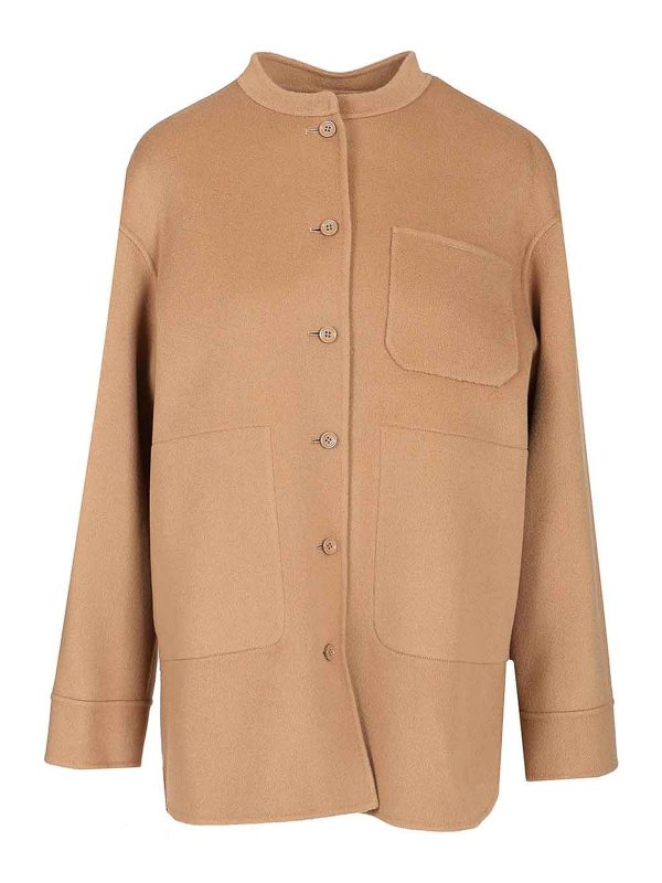 S MAX MARA: shirts - Wool Shirt Jacket