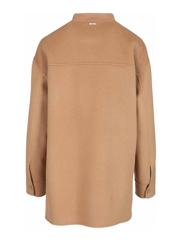 S MAX MARA: shirts online - Wool Shirt Jacket