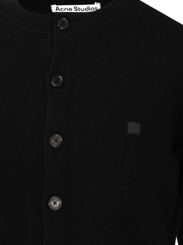 Crew Neck Wool Cardigan shop online: Acne Studios