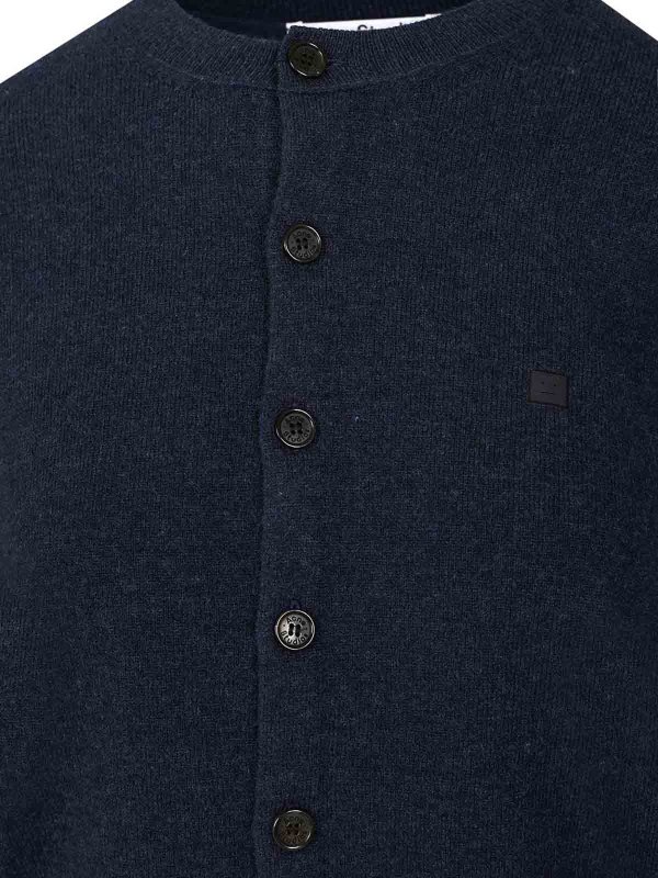 Crew Neck Wool Cardigan shop online: Acne Studios