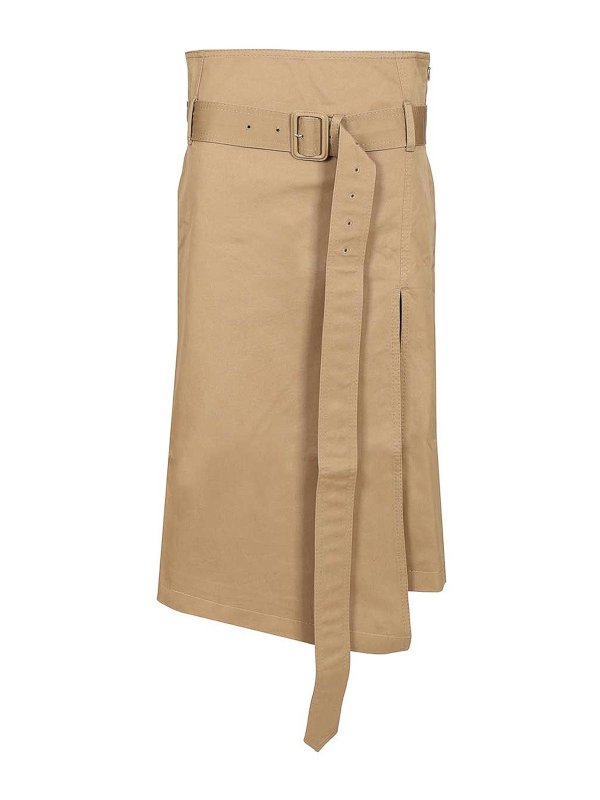 Acne Studios: flared jeans - Flared Skirt