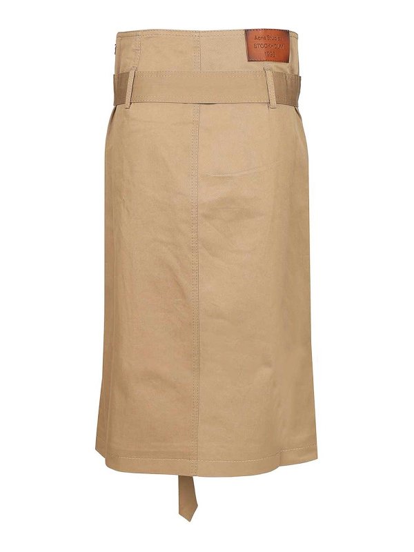 Acne Studios: flared jeans online - Flared Skirt