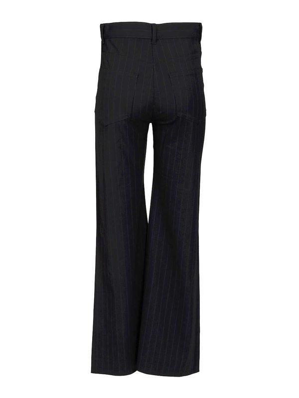 Acne Studios: Jeans évasés online - Jean Bootcut - Bleu