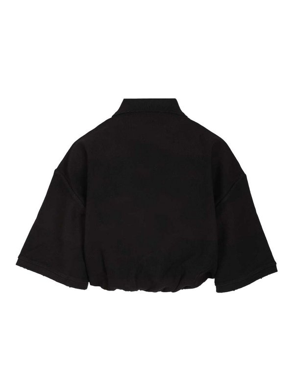 ALEXANDER WANG: polo shirts online - Deconstructed Polo Shirt