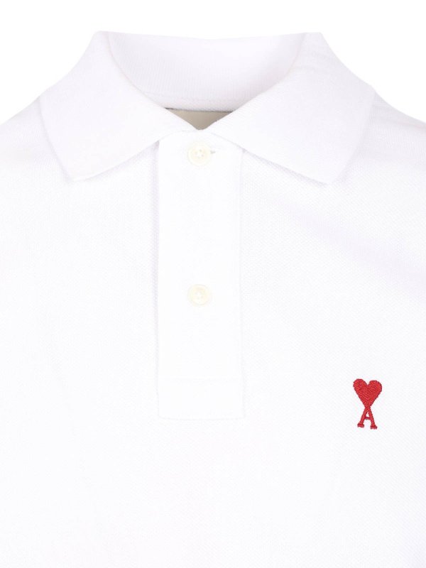 The Best Shops AMI PARIS: polo shirts - Ami De Coeur Polo Shirt