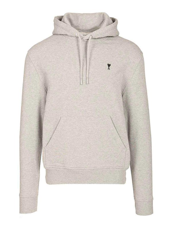AMI PARIS: Sweatshirts und Pullover - Sweatshirt - Grau