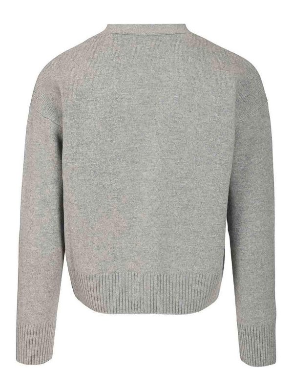 AMI PARIS: Cardigans online - Cardigan - Gris
