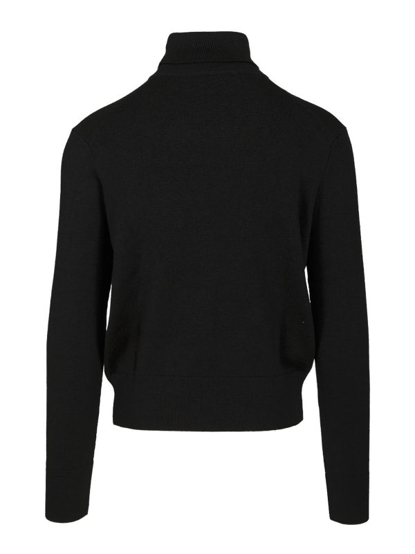 AMI PARIS: Strickpullover mit Rundhalsausschnitt online - Rundhalspullover - Schwarz