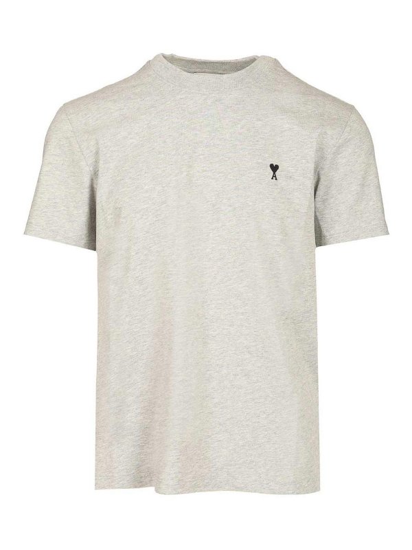 AMI PARIS: t-shirts - Cotton Jersey T-Shirt