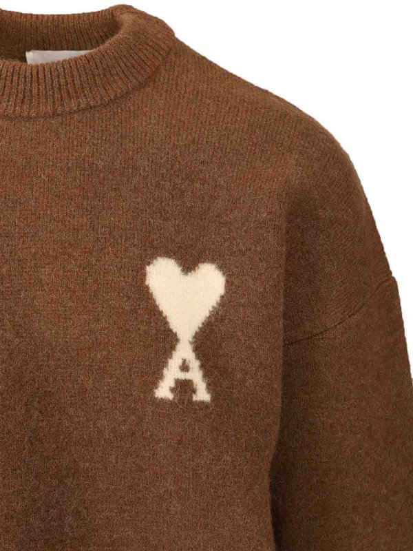 The Best Shops AMI PARIS: crew necks - Ami De Coeur Sweater