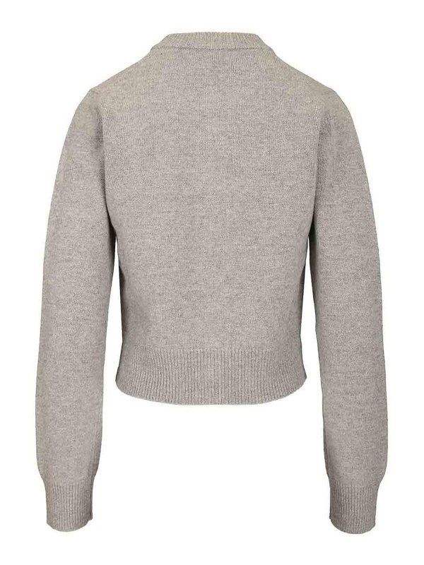 AMI PARIS: cardigan online - Cardigan girocollo