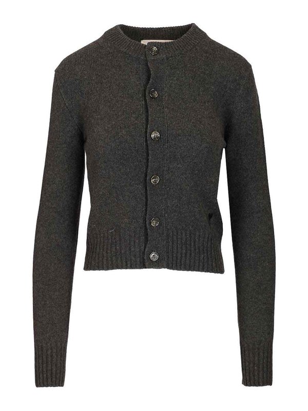 AMI PARIS: カーディガン - カーディガン - 黒