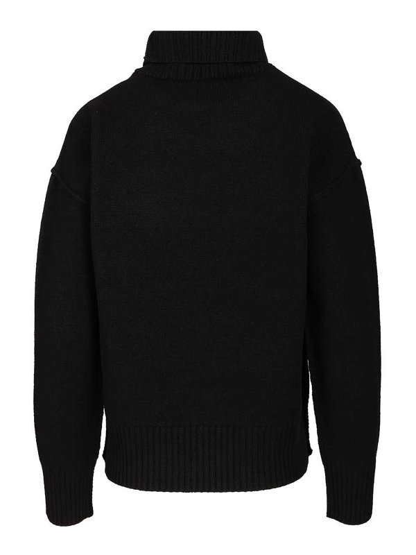 AMI PARIS: crew necks online - Ami De Coeur Turtleneck Sweater