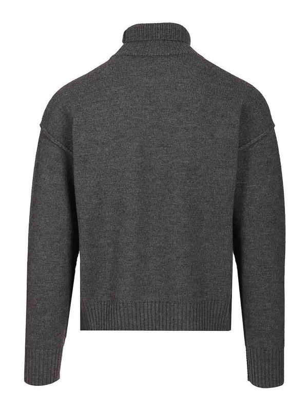 AMI PARIS: crew necks online - Ami De Coeur Turtleneck Sweater