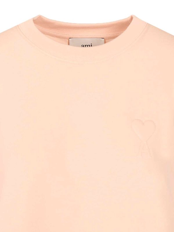 The Best Shops AMI PARIS: t-shirts - Cotton T-Shirt