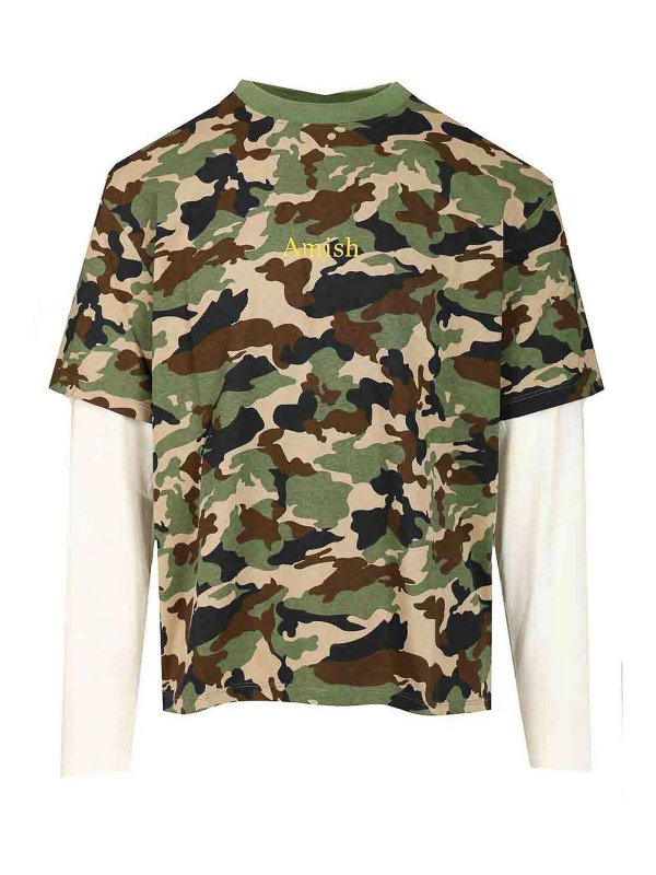 AMISH: T-shirts - T-Shirt - Braun