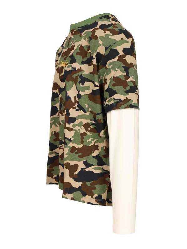 The Best Shops AMISH: T-shirts - T-Shirt - Braun