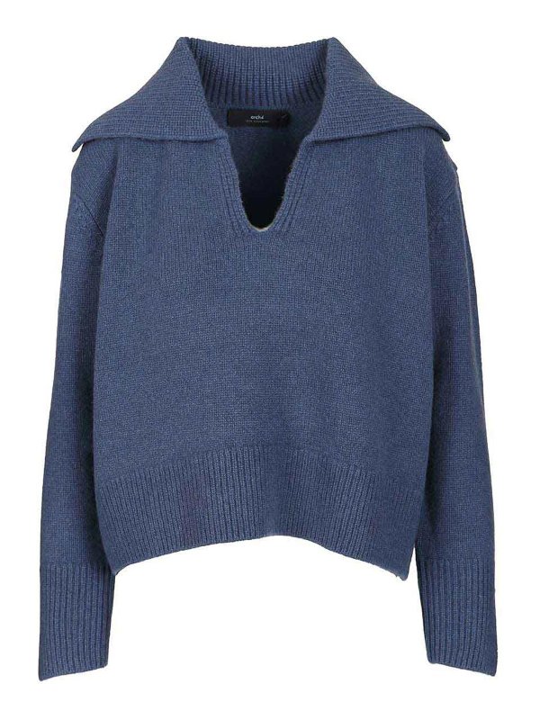 ARCH4: クルーネック - クルーネック - ブルー