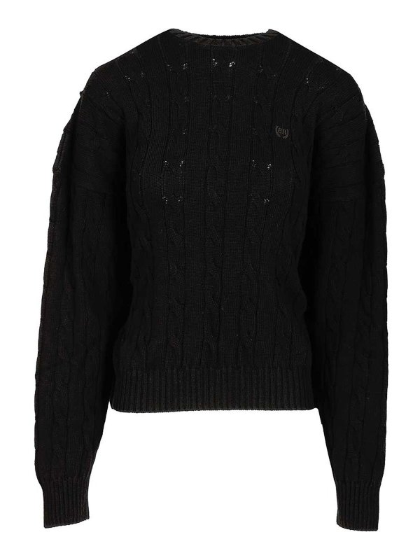 BALENCIAGA: crew necks - Cotton Sweater