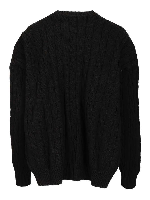 BALENCIAGA: crew necks online - Cotton Sweater