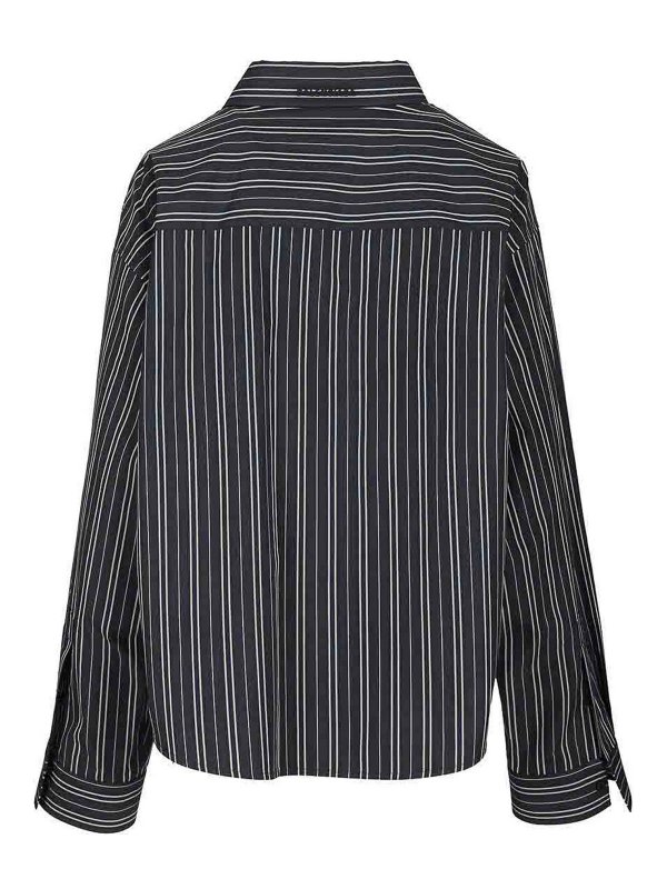 BALENCIAGA: shirts online - Semi-Fitted Shirt In Cotton Poplin