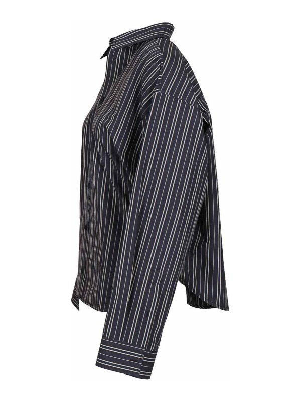 The Best Shops BALENCIAGA: shirts - Semi-Fitted Shirt In Cotton Poplin