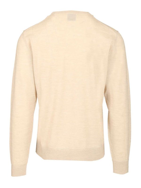 BALLANTYNE: Suéteres con cuello pico online - Suéter Cuello Redondo - Blanco