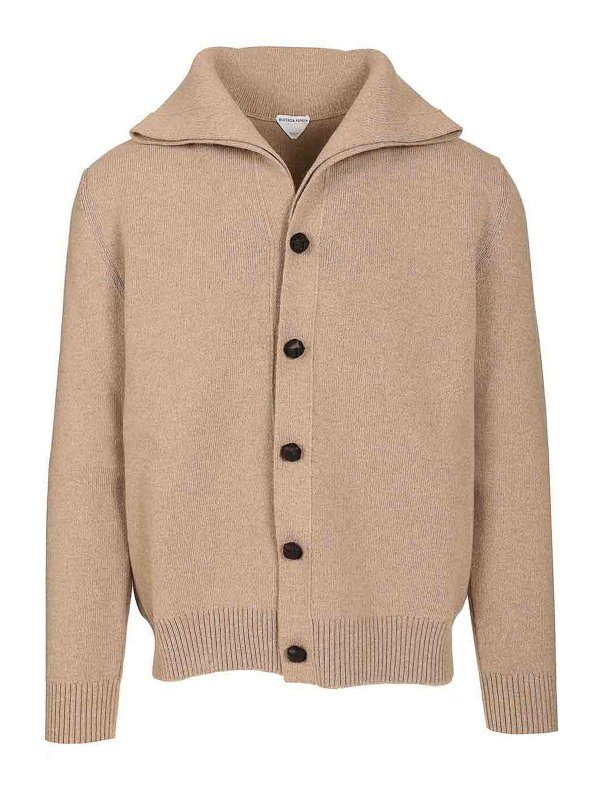 BOTTEGA VENETA: cardigans - Compact Wool Cardigan