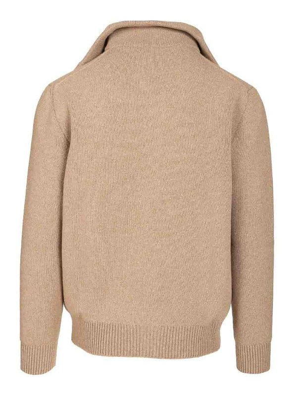 BOTTEGA VENETA: cardigans online - Compact Wool Cardigan