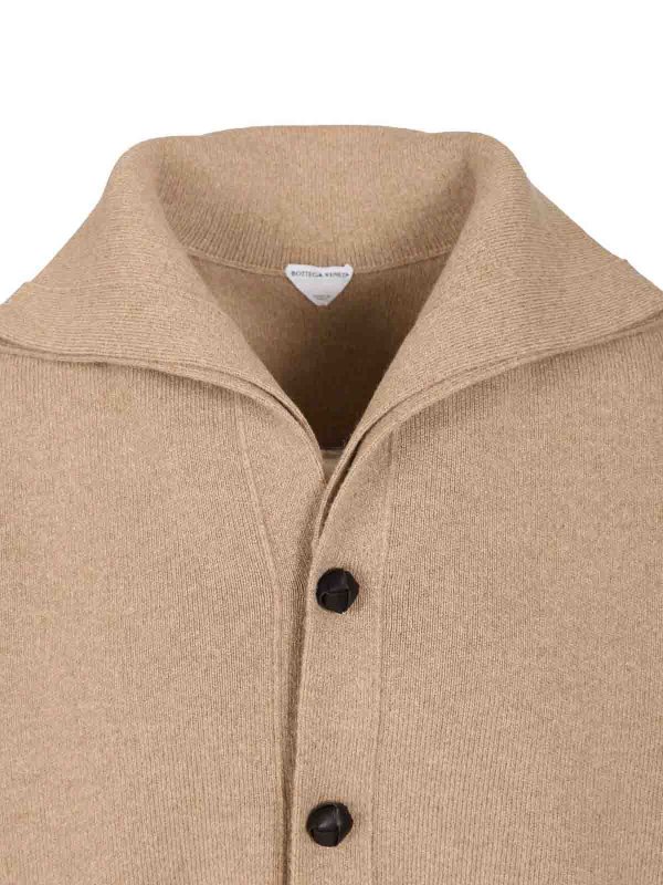 Compact Wool Cardigan shop online: BOTTEGA VENETA