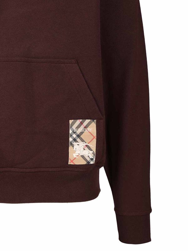 スウェットシャツ/セーター - ダークレッド shop online: BURBERRY