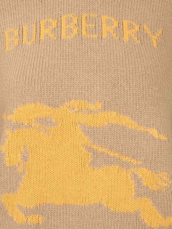 Rundhalspullover - Braun shop online: BURBERRY