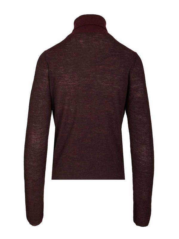 BURBERRY: Suéteres con cuello pico online - Suéter Cuello Redondo - Rojo Oscuro