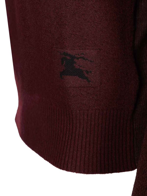 BURBERRY buy online Suéter Cuello Redondo - Rojo Oscuro
