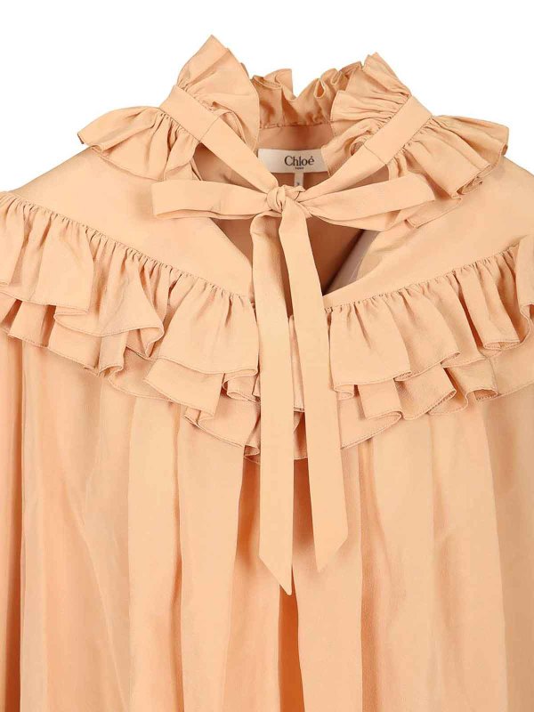 Oversized Ruffle Top shop online: CHLOE