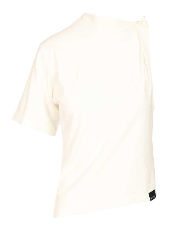Courreges: Camisetas - Camiseta - Blanco