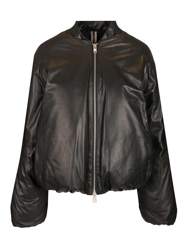 DFOUR: ボンバージャケット - ボンバージャケット - 黒