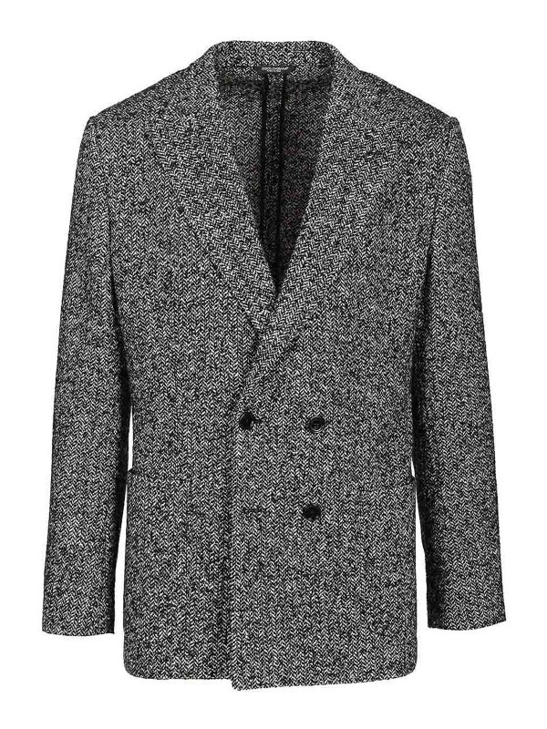 DOLCE & GABBANA: ブレザー - ブレザー - グレー