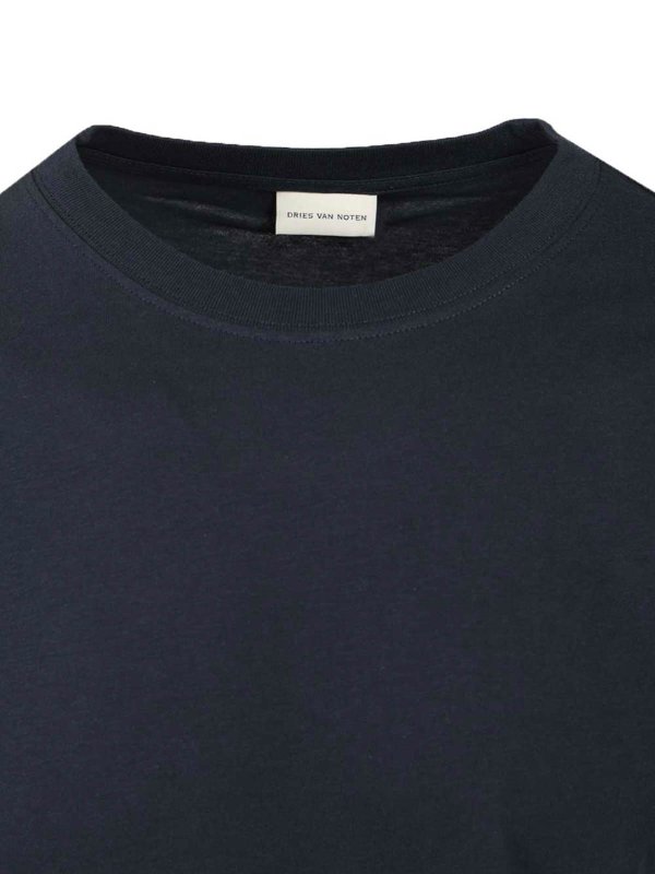 The Best Shops DRIES VAN NOTEN: T-shirts - T-Shirt - Blau