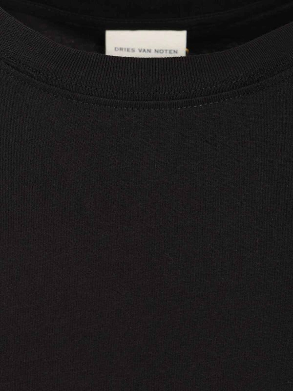 The Best Shops DRIES VAN NOTEN: T-shirts - T-Shirt - Schwarz
