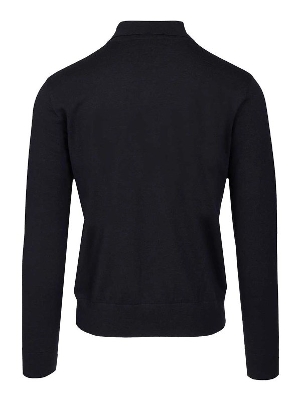 DRIES VAN NOTEN: polo shirts online - Long-Sleeved Polo Shirt