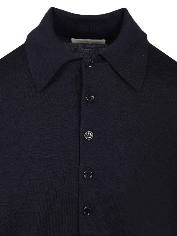 Long-Sleeved Polo Shirt shop online: DRIES VAN NOTEN