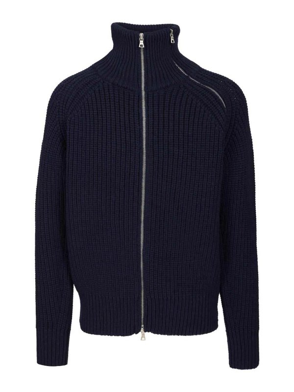 DRIES VAN NOTEN: Cardigans - Cardigan - Blau