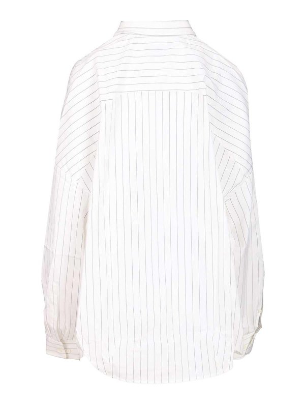 DRIES VAN NOTEN: shirts online - Oversized Striped Shirt