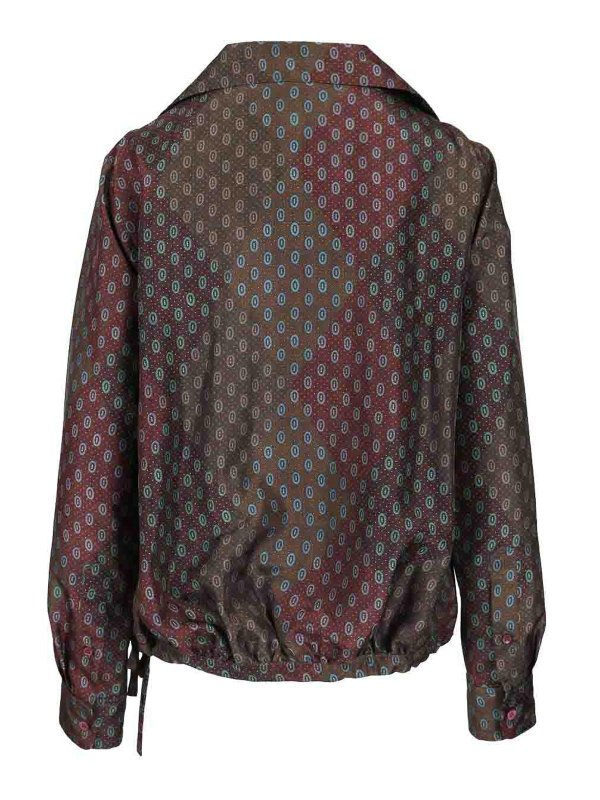 DRIES VAN NOTEN: Blouses online - Blouse - Rouge Brun