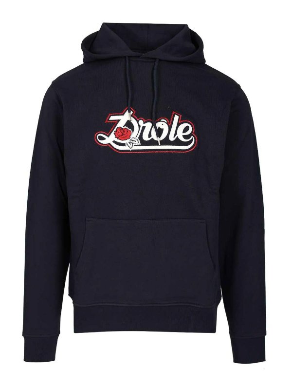 DRÔLE DE MONSIEUR: Sweatshirts und Pullover - Sweatshirt - Blau