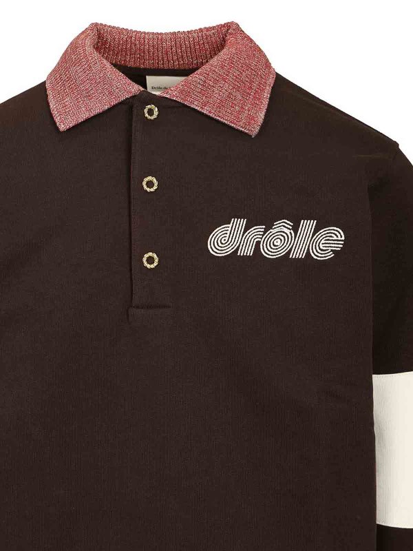 Long-Sleeved Polo Shirt shop online: DRÔLE DE MONSIEUR